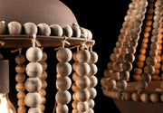 Lámpara Malí Bead Chandelier