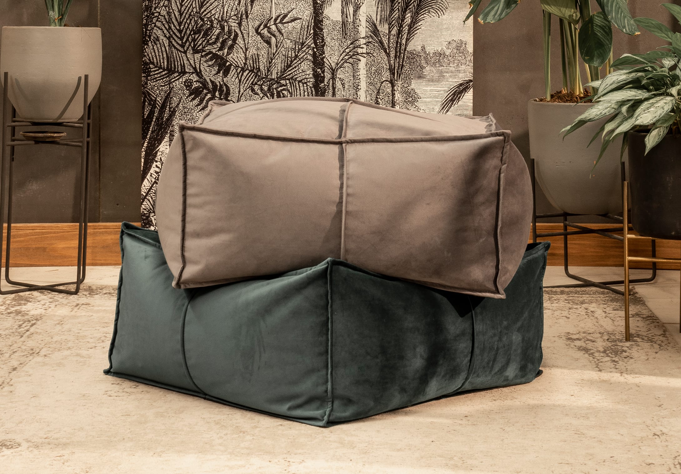 Producto para sala puff square bag 3house