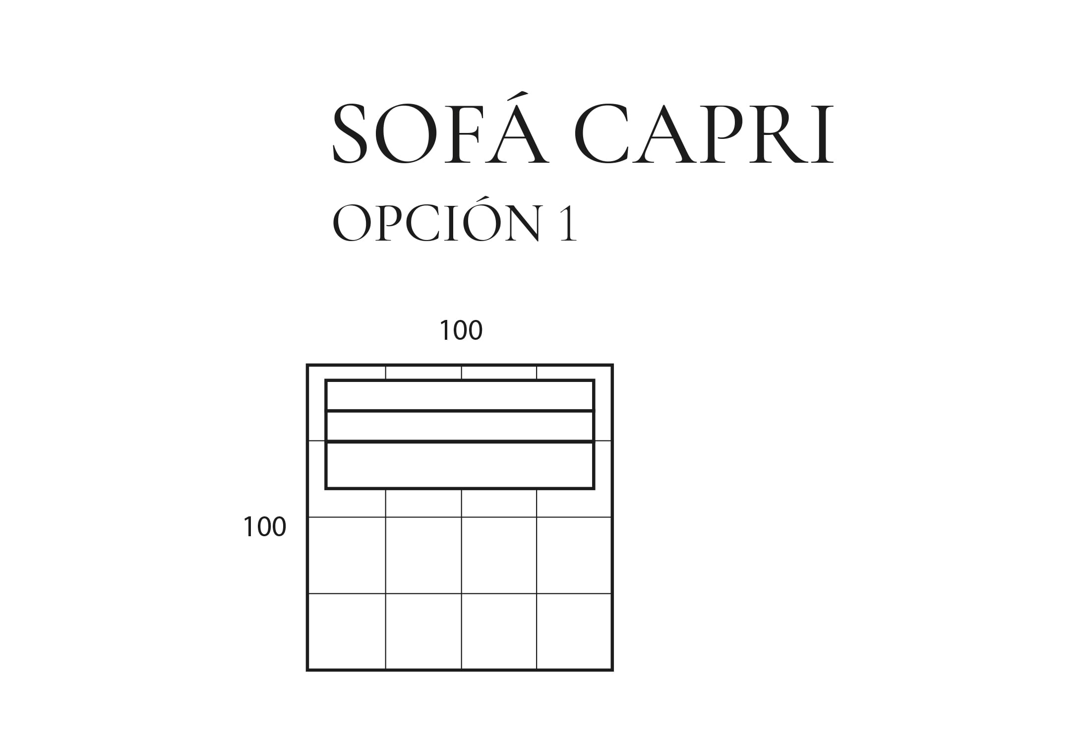 Sofá Modular Capri